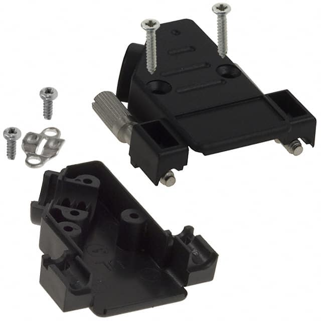 974-009-010-011 NorComp Inc.  Capots de connecteurs D-Sub en forme de D